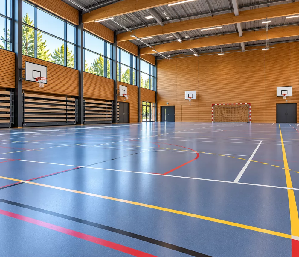 Les sols de gymnase et de salle